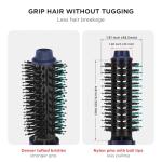 Hair Dryer Brush, Aima Beauty 4-in-1 Upgrade Hot Air Straightener Curler Function for Women, Hair Styling Tools, Prussian Blue-Round