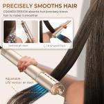 Ukliss 8 in 1 Hair Dryer Brush & Multi Hot Air Styler–Foldable 110,000 RPM Blow Dryer Brush Tool Set with Diffuser Auto-Wrap Curler for Fast Drying Curling Straightening Hair Daily Styling (1.25'')