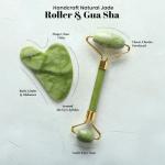 ROSELYNBOUTIQUE Gua Sha Facial Tools & Jade Roller Original Face Massager for Puffiness Wrinkless Skin Care Routine - Self Care Gift for Men Women
