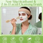 6Pcs Jade Roller for Face,Gua Sha Facial Tools for Women Natural Face Roller Massager Tool for Skincare, Makeup