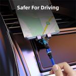 Losuesme Magnetic Charging Cable (6-Pack,1.6+3.3+3.3+6.6+6.6+10ft) 540° Rotation Magnet Phone Charger USB C Cable 3A Fast Charging Magnetic Charger Cable with LED Light for Micro USB Type C Device