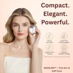 DEZALON Microcurrent Facial Device, Face Massager Tool, Eye and Neck Massager, Face Roller, Beauty Tools for Relaxing Facial Massage and Skin Care Routine, Gold Color