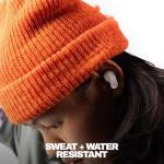 Skullcandy Dime 3 Wireless Earbuds, Bluetooth Headphones, Noise Isolating Fit, Up to 20 Hours Battery, Microphone for iPhone Android, Easy Carry with Integrated Lanyard - Bone