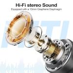 kurdene Wireless Earbuds Bluetooth 5.4 in Ear Buds Light Weight Headphones,Deep Bass Sound,Built in Mics Headset,Clear Calls Earphones for Sports Workout