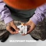 Skullcandy Dime 3 Wireless Earbuds, Bluetooth Headphones, Noise Isolating Fit, Up to 20 Hours Battery, Microphone for iPhone Android, Easy Carry with Integrated Lanyard - Bone