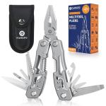 14-In-1 Multitool Pliers，Premium Portable Multi Tool ，with Safety Locking Professional Stainless Steel Multitool Pliers Pocket Knife,Apply to Survival, Camping, Gifts for Dad Husband Boyfriend