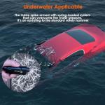 SEMTION Window Breaker Seatbelt Cutter with Keychain Car Emergency Escape Tool for Land and Underwater, Pack of 2 (Black-Black)