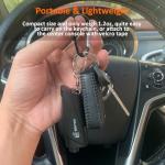 SEMTION Window Breaker Seatbelt Cutter with Keychain Car Emergency Escape Tool for Land and Underwater, Pack of 2 (Black-Black)