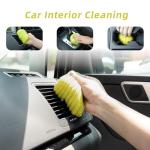 ASFSKY Car Cleaning Gel Putty - Reusable Keyboard Cleaner Slime for Car, Keyboard, Dust - 5 Pack (Yellow)