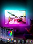GIPOYENT LED Lights for TV, 18FT TV LED Backlight, for 40-75 Inch TV, Music Sync TV LED Light with Bluetooth Function - RGB Color Changing Light Strip for Bedroom (18ft)