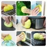 ASFSKY Car Cleaning Gel Putty - Reusable Keyboard Cleaner Slime for Car, Keyboard, Dust - 5 Pack (Yellow)