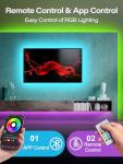 Ledagic Led Lights for TV, 13.2ft TV Led Backlight 32-65 Inch, USB Led Light Strip with Remote, App Control, RGB Led Strip Lights Music Sync Color Changing Led Lights for Bedroom, Gaming Accessories