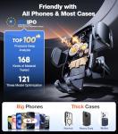 TORRAS Military-Grade Phone Holders for Your Car【96+LBS Strongest Suction】Car Phone Holder Mount, Ultra-Durable Cell Phone Car Mount Truck for Dashboard Windshield Vent for iPhone 17 16 15 Pro Max Air