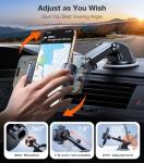 TORRAS Military-Grade Phone Holders for Your Car【96+LBS Strongest Suction】Car Phone Holder Mount, Ultra-Durable Cell Phone Car Mount Truck for Dashboard Windshield Vent for iPhone 17 16 15 Pro Max Air