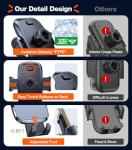 TORRAS Military-Grade Phone Holders for Your Car【96+LBS Strongest Suction】Car Phone Holder Mount, Ultra-Durable Cell Phone Car Mount Truck for Dashboard Windshield Vent for iPhone 17 16 15 Pro Max Air