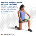 THERABAND Roller Massager +, Muscle Roller Stick for Self-Myofascial Release, Deep Tissue Massage Rolling Pin, Trigger Point Release, Muscle Soreness, Best Gifts for Runners, Athletes, Crossfit