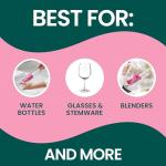 Scotch-Brite Water Bottle Scrubber, Safe On Glass, Plastic and Stainless Steel