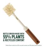 Scotch-Brite Greener Clean Bottle & Straw Brush Set with 2 Replaceable Bottle Brush Heads