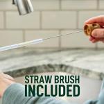 Scotch-Brite Greener Clean Bottle & Straw Brush Set with 2 Replaceable Bottle Brush Heads