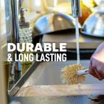 Scotch-Brite Greener Clean Bottle & Straw Brush Set with 2 Replaceable Bottle Brush Heads