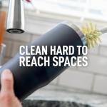 Scotch-Brite Greener Clean Bottle & Straw Brush Set with 2 Replaceable Bottle Brush Heads