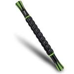 MZDXJ Muscle Roller Massage Roller Stick for Athletes, Help Reducing Muscle Soreness Cramping Tightness Leg Arms Back Calves Muscle Massager（Green - Black- 18 inch）