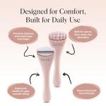 Kitsch Mini Facial Roller & Ice Face Roller Skin Care Tool Set for Women - Face Massager for Puffy Eyes, Cold Therapy, Lymphatic Drainage Massager, Self Care Gifts for Women & Men - Blush