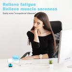 Leeshine Ice Roller for Face and Eyes - Facial Skin Care Tools with 2 in 1 Massage Roller and Travel Case Self Care Gift.Men Women (Blue)