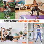 KUTIZE Pilates Bar Kit with Resistance Bands, Pilates Equipment, Multifunctional Resistance Bands with Bar for Women & Men, Home Gym Strength Training Equipment for Hip, Back, Arm, Full-Body Workouts