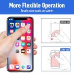 Ymapinc Transparent Phone Ring Holder Grip, 4Pcs Heart Flower Clear Phone Grip Clear Finger Kickstand Cell 360 Degree Rotation Holder for Hand for Tablet Case Accessories