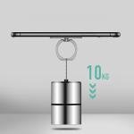 TENOC Phone Grip 2 Pieces Sticky 360° Rotation Universal Stand Ring Holder Finger Kickstand for Cell Phone Case, Round Clear, Titanium