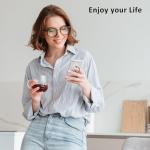 4 Pack Phone Holder Ring Transparent Finger Grip Loop 360 Degree Rotation Finger Ring Stand Cell Phone Kickstand Ring Compatible Various Mobile Phones Or Phone Case(Silver/Black/Gold/Rose Gold)