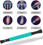 Muscle Roller, Massage Roller Stick for Athletes, Help Reducing Muscle Soreness Cramping Tightness Leg Arms Back Calves Muscle Massager (BlackBlue)