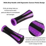 YANSYI 9-Roller Muscle Recovery Massage Stick - Deep Tissue Massager for Post-Workout Recovery & Pain Relief (Purple)