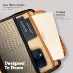 Leather Tech Pouch, Electronics Organizer Travel Case, Leather Passport Holder for Travel, Cord Organizer Tech Bag, Document Holder