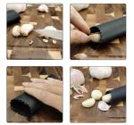 NILICAN Garlic press kitchen tool garlic peeler stainless steel professional ginger crusher ergonomic labor-saving crusher (S)