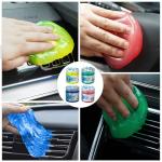 Zmarthumb 4 Pack Cleaning Gel, Car Putty Slime, Universal Auto Detailing Tools, Car Crevice Interior Cleaner Putty Gel, Cleaning Kit Dust Cleaning Mud for Car Vents, PC, Laptops, Cameras, Keyboard