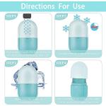 Ice Roller for Face and Eye, Ice face roller,Gua Sha Facial Tools, Facial ice roller, Skin Care Tools,Ice mold for face… (blue-face)