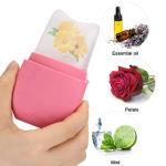 Ice Roller for Face and Eye, Upgraded Ice Face Roller Facial Beauty Ice Roller Skin Care Tools, Ice Facial Roller Gua Sha Face Massage, Silicone Ice Mould for Face Beauty Remove Fine Lines (Pink)