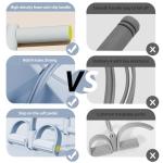 Foot Pedal Resistance Band,6-Tube Pedal Puller Resistance Rope,Yoga Elastic Exercise Bands, for Women Jump Fitness, Abdomen/Arm Weight/Waist/Leg Stretching Slimming Training(Blue)