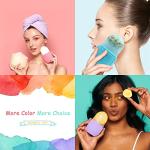 Ice Roller for Face and Eye, Ice face roller,Gua Sha Facial Tools, Facial ice roller, Skin Care Tools,Ice mold for face… (blue-face)