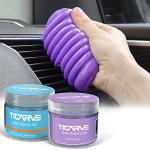 TICARVE 2Pack Cleaning Gel for Car Cleaning Putty Car Slime for Cleaning Car Detailing Putty Detail Tools Car Interior Cleaner Automotive Car Cleaning Kits Keyboard Cleaner Blue Purple (320g/11.2oz)