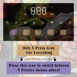 5 Quart Air Fryer with 8 Presets, Compact