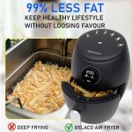 Belaco 2.1Qt Digital Air Fryer with Timer