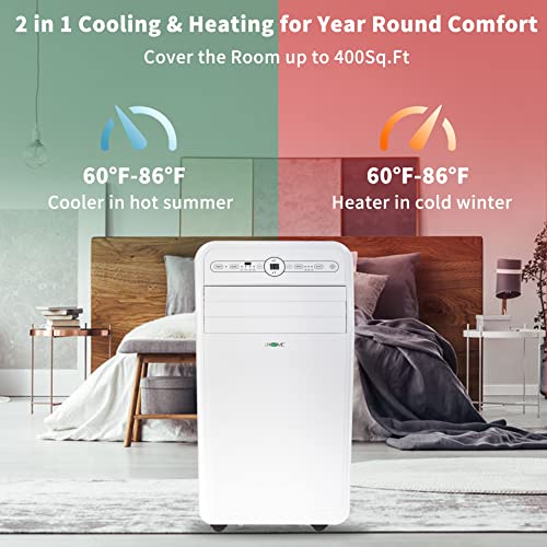 Uhome 12,000 BTU Portable AC with Heat
