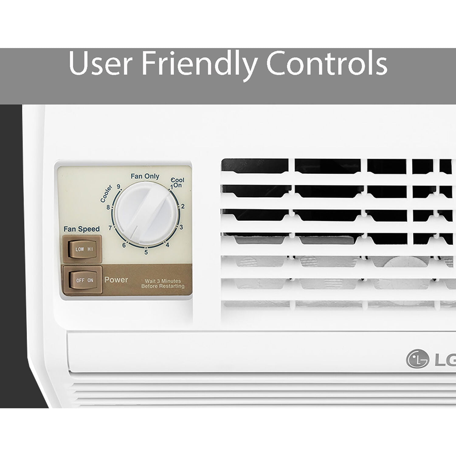 LG Window Air Conditioner - Cools 150 Sq.Ft