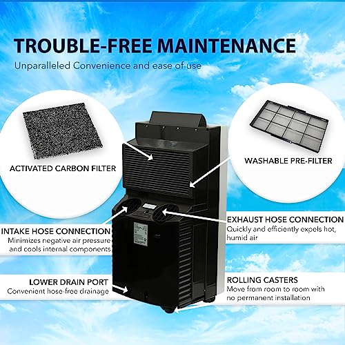 Whynter 14, Platinum and Black Air Conditioner