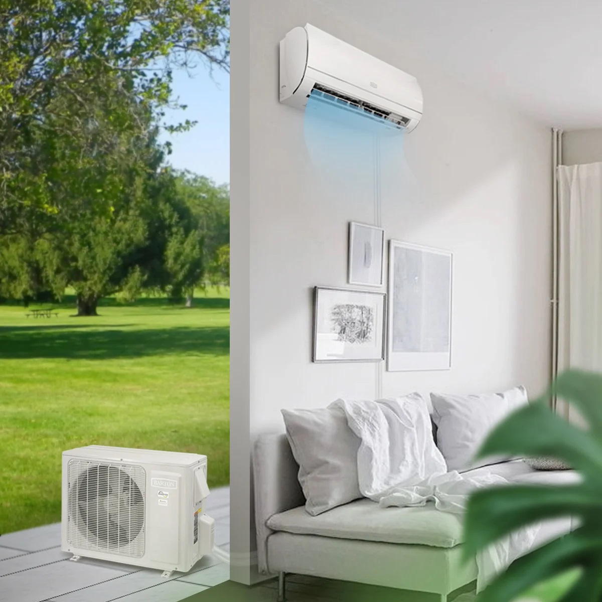 12,000 BTU Ductless Mini Split Air Conditioner