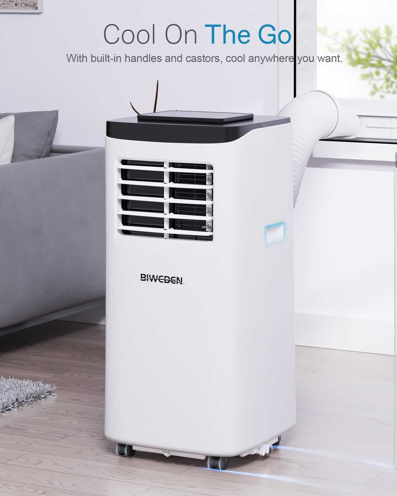 7000BTU Portable Air Conditioner with Dehumidifier & Fan