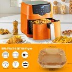 150pcs Non-Stick Air Fryer Parchment Liners